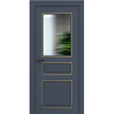 Дверь межкомнатная Гармония Аэстетик 8, стекло, молдинг